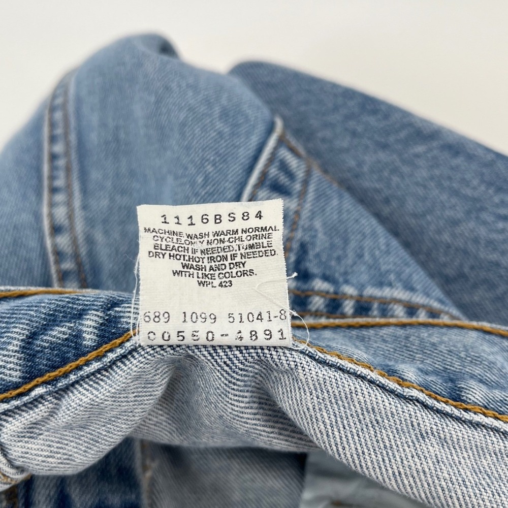 Levi's 550 Relaxed Fit Jeans Mens 40x32 Blue Tapered Leg Denim Pants Vintage 90s - Picture 6 of 13